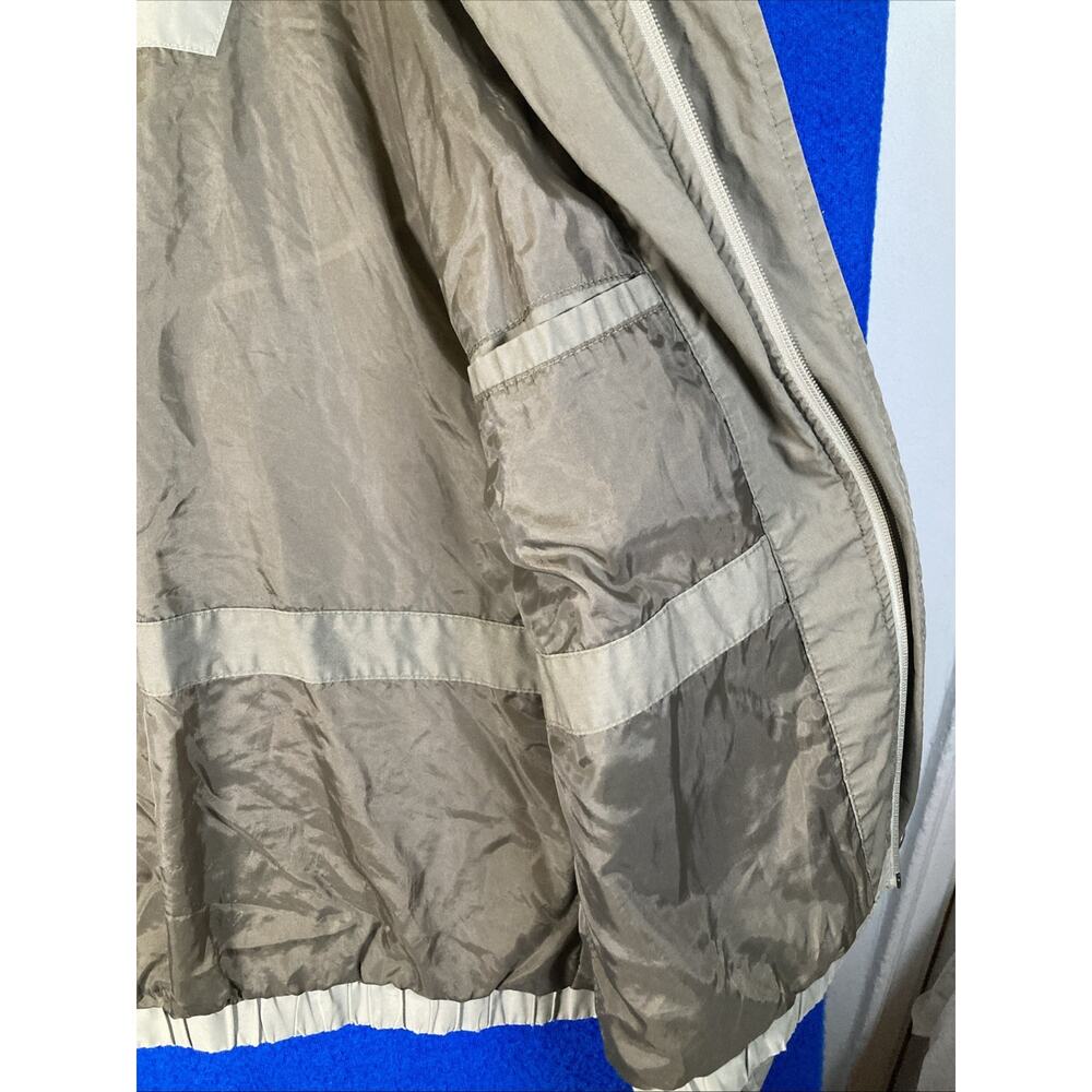 Vintage Members Only Mariner Jacket Mens Large Tan Beige Windbreaker Zip Up NWOT - Picture 13 of 16